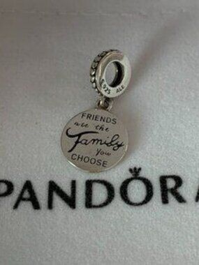 Pandora Friends Are Family Dangle Charm